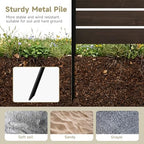 wooden privacy fence screen,outdoor trash can and air showing dimensions