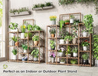 enhomee 47.2" outdoor plant stand with 8-tier for, package contents