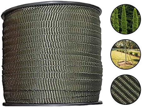 250' tree tie strap staking and guying material, front angle view