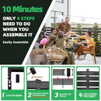 48" h x 38" w (2 panels) air, package contents