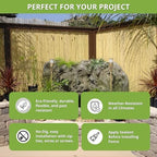 forever bamboo natural bamboo fencing decorative rolled fence, view 12