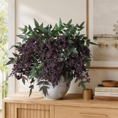artificial plants indoor 3 pcs 35 inch faux showing dimensions