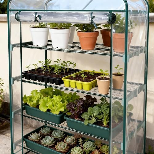 worth garden 50% extra wide mini greenhouse 4, package contents