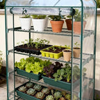 worth garden 50% extra wide mini greenhouse 4, package contents