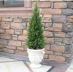 artificial topiary trees 3 foot artificial cedar trees, package contents