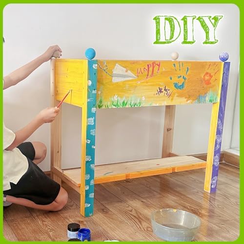 48x24x30.7in wood raised garden bed with legs wooden on a desk or shelf