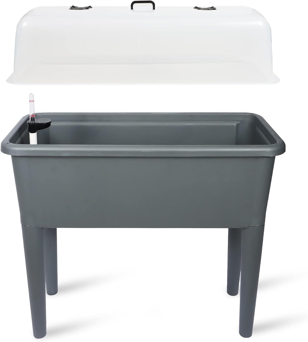 dexceder 13.2 gallon self watering raised garden bed, main product view