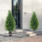 vevor artificial topiary cedar tree, 36 inch tall, view 9