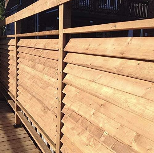 decorative versa fence - pack of 4 showing dimensions