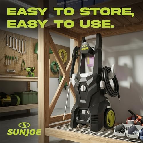 sun joe spx100-go electric pressure washer, 13-amp, 4 showing dimensions