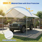 10x20ft heavy duty carport canopy replacement cover on a desk or shelf