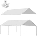 10x20ft heavy duty carport canopy replacement cover, main product view