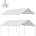 10x20ft heavy duty carport canopy replacement cover, main product view