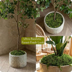 32oz large capacity artificial moss - bulk fake, side view