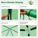 happygrill greenhouses for outdoors, portable greenhouse with pe, package contents