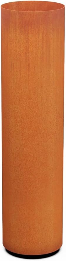 PLANTERCRAFT Corten Steel Metal Planter Box, Round Sizes, Modern Garden Steel planters for Commercial and Residential Outdoor Use.