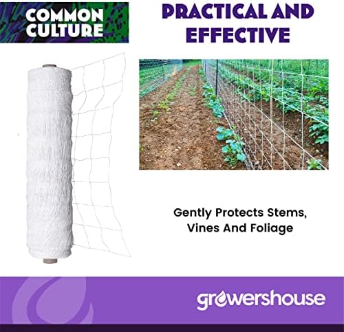 soft mesh nylon trellis netting bulk roll, front angle view