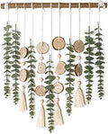 artificial eucalyptus wall decor fake greenery leaves stems, main product view