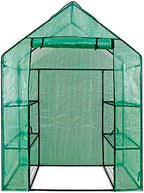 homgarden mini walk-in greenhouse 3 tiers 6 shelves, close-up detail