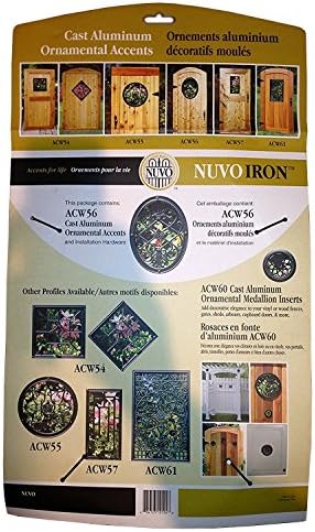 nuvo iron decorative insert for fencing, gates, home, view 9