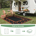 genimo outdoor rug, waterproof plastic rugs for patio, view 9