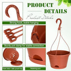 roshtia 20 pcs 10 inch hanging baskets for, close-up detail