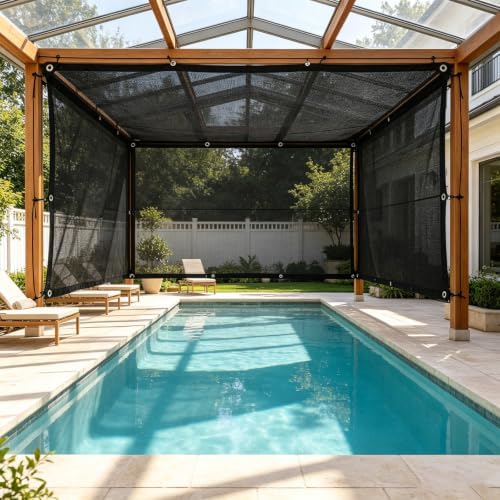 40% shade cloth 8×20ft hdpe mesh net with, package contents