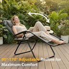 newbulig zero gravity chairs set of 4, folding, package contents
