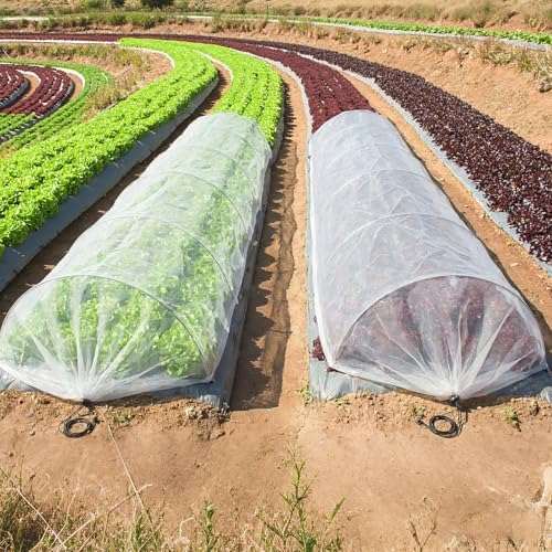 18 x 118 inch mesh garden greenhouse tunnel on a desk or shelf