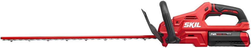 SKIL PWR CORE 40 Brushless 40V 24” Cordless Hedge Trimmer Kit with Dual Action Blade, 3/4'' Cut Capacity, Includes 2.5Ah Battery and Auto PWR Jump Charger - HT4221-10