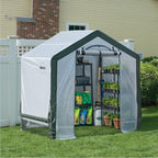 miracle-gro walk-in indoor/outdoor greenhouse, clear, 6 x 4, main product view
