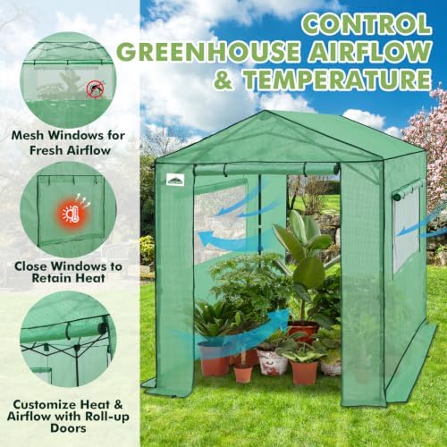 eagle peak 8x6 pop up walk in greenhouse, package contents