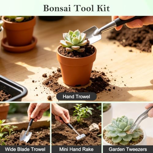bonsai tools set, 26 pcs garden tools set, package contents