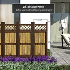 red lantern 4 1.5 ft. japanese bamboo zen, side view