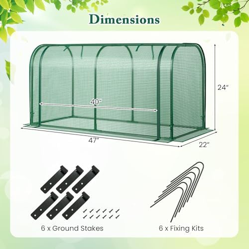 raised garden bed with greenhouse, waterproof sun-protective green on a desk or shelf