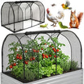 raised garden bed cover 6x3, crop cage for, main product view