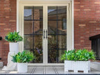 artificial plants outdoor, faux flower greenery stems for showing dimensions