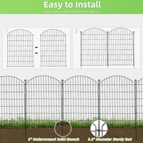 decorative garden fence, 40in (h) x 24ft(l) no, close-up detail