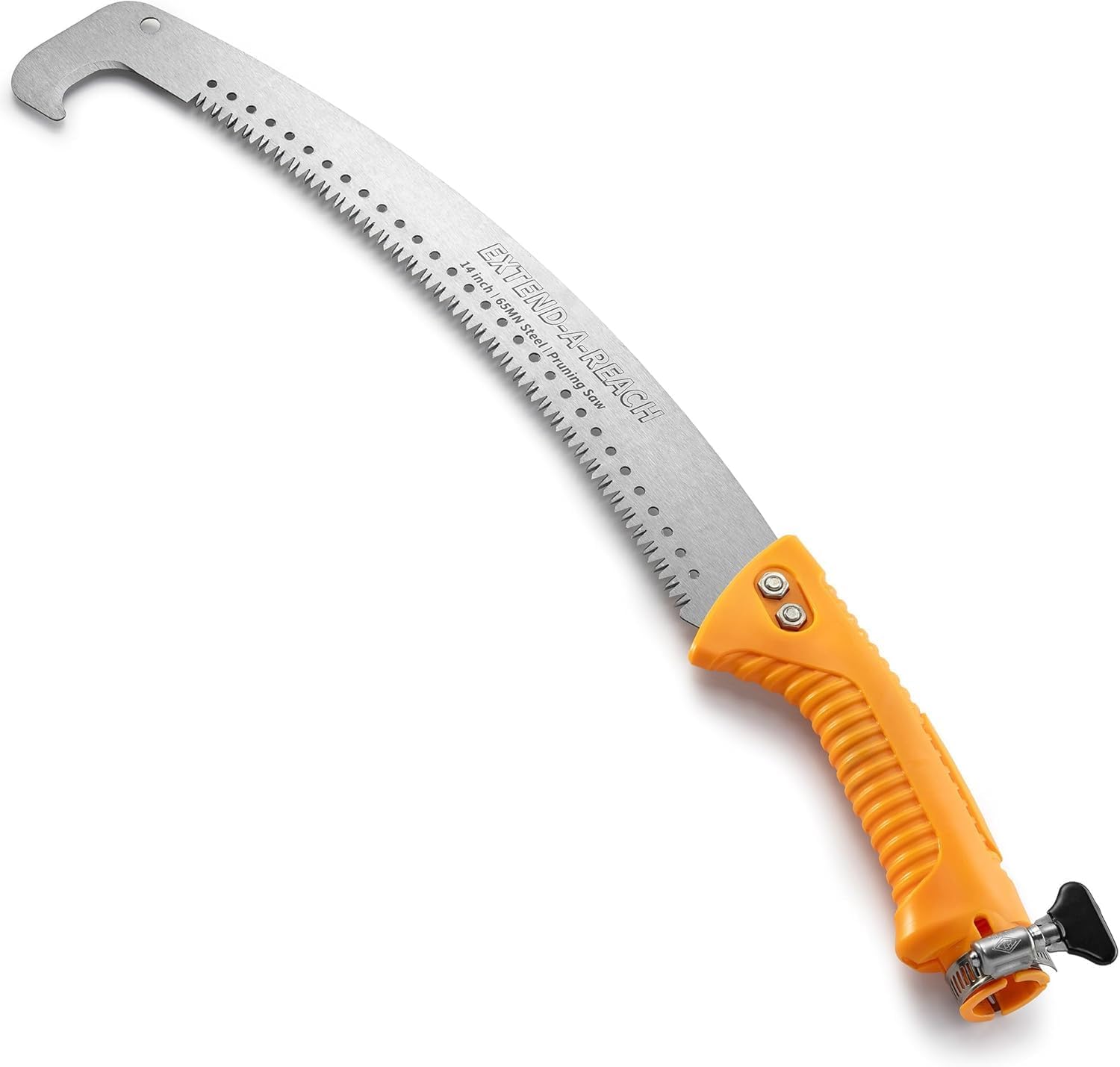 Pruning Manual Hand Saw for Tree Trimming (Pole Sold Separately) | Hand Held or with Extension Manual Pole Saw // Fits All Extension Poles with Standard US Acme Thread // Tree Limb Hand Saw