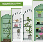 4 tier mini greenhouse - portable indoor outdoor, view 9