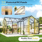 amerlife 16.8 x 12 x 7-ft t-shaped walk-in on a desk or shelf