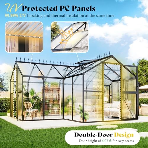 amerlife 16.8 x 12 x 7-ft t-shaped walk-in on a desk or shelf