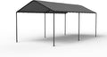 gojooasis 10x20 carport heavy duty portable garage shelter, main product view