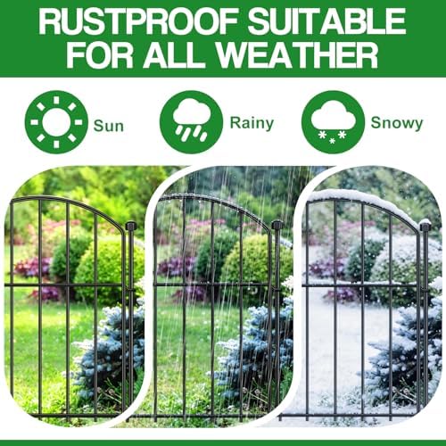 decorative garden fence, 25-pack no dig animal barrier, package contents