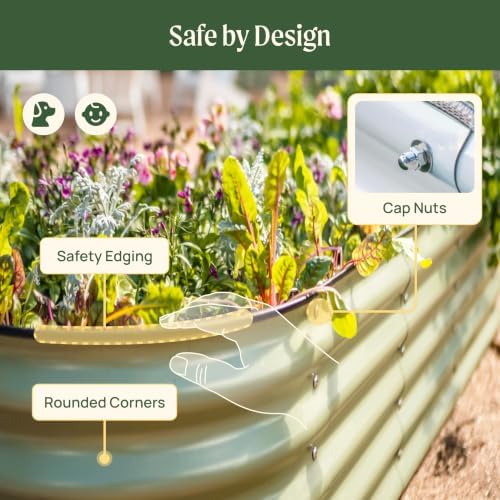 vego garden 26" extra tall raised garden bed, package contents