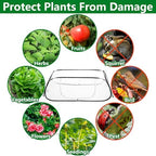 pop up garden rows plant cover,raised garden beds, side view