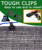 30% black shade cloth 10ft x 50ft, uv, close-up detail