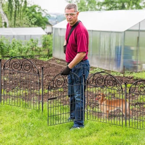getlay tall garden fence animal barrier with gate, main product view