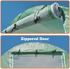 replacement greenhouse cover for walk in greenhouse frame showing dimensions