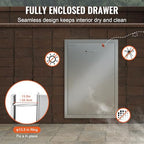 vevor outdoor kitchen drawers 19.7"w x 29"h x, front angle view